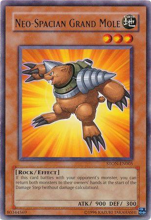 Neo-Spacian Grand Mole STON-EN005 YuGiOh Strike of Neos