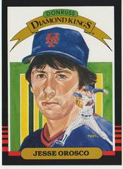 Jesse Orosco #22 Baseball Cards 1985 Panini Donruss Diamond Kings Supers Prices