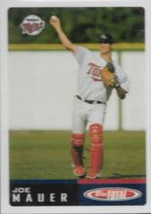 Joe Mauer #1 Baseball Cards 2002 Topps Total Prices