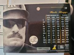 C | Wade Boggs Baseball Cards 1996 Pinnacle Aficionado Slick Picks