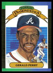 Gerald Perry [Diamond Kings] Baseball Cards 1989 Donruss Prices