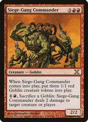 Siege-Gang Commander [Foil] Magic 10th Edition Prices