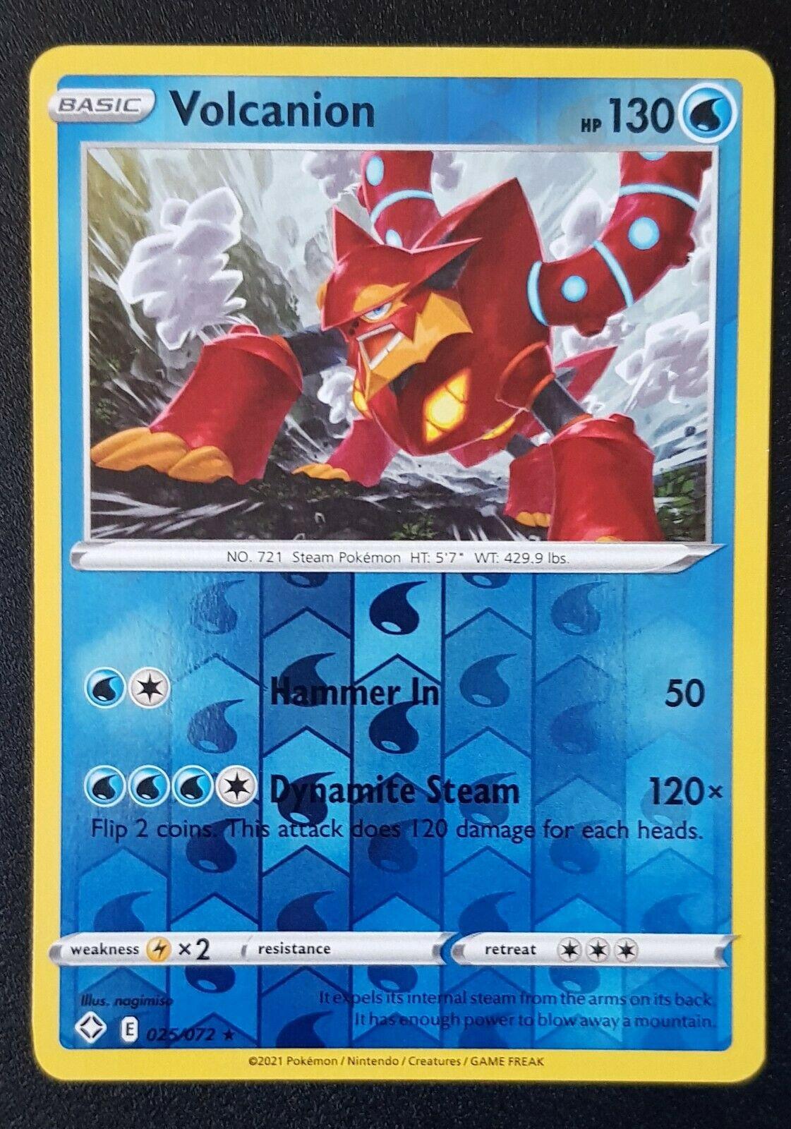 Volcanion [Reverse Holo] #25 Pokemon Shining Fates