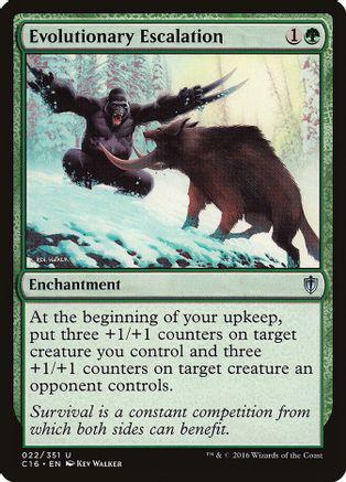 Evolutionary Escalation Magic Commander 2016