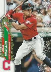 Oscar Mercado Baseball Cards 2020 Topps Holiday Prices