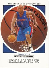 Chauncey Billups #20 Basketball Cards 2003 Upper Deck Standing O Prices
