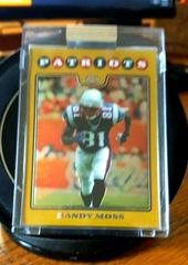 Randy Moss [Gold Refractor] #TC74 Football Cards 2008 Topps Chrome Prices
