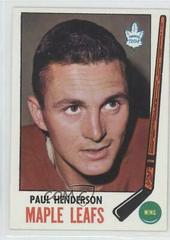 Paul Henderson #47 Hockey Cards 1969 Topps Prices