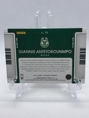 Back Of Card | Giannis Antetokounmpo Basketball Cards 2021 Panini Contenders Game Night Ticket