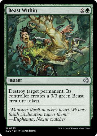 Beast Within #233 Magic Lost Caverns of Ixalan Commander