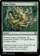 Beast Within #233 Magic Lost Caverns of Ixalan Commander Prices