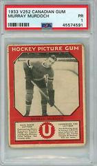 Murray Murdoch Hockey Cards 1933 V252 Canadian Gum Prices