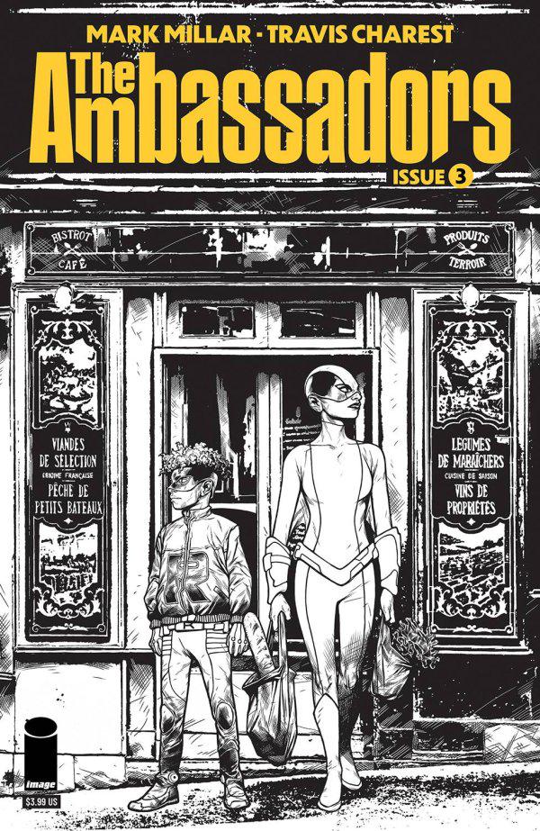 The Ambassadors [Charest Sketch] #3 (2023) Comic Books The Ambassadors