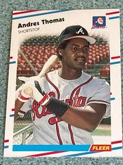 Andres Thomas #551 Baseball Cards 1988 Fleer Prices