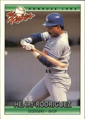Henry Rodriguez #105 Baseball Cards 1992 Panini Donruss Rookies Prices