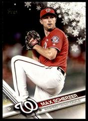 Max Scherzer Baseball Cards 2017 Topps Holiday Prices