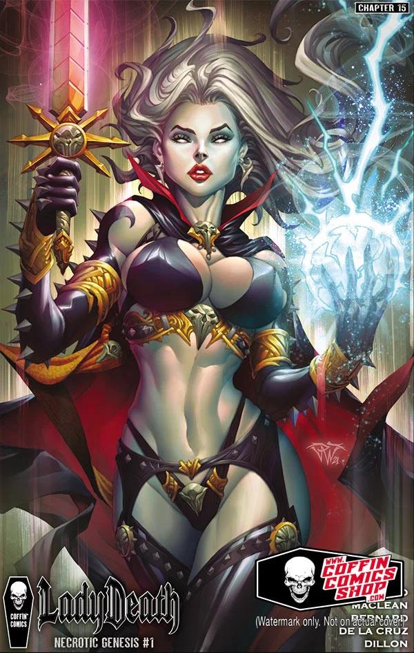 Lady Death: Necrotic Genesis [Hardcover] #1 (2022) Comic Books Lady Death: Necrotic Genesis