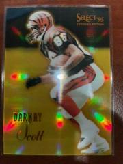 Darnay Scott [Mirror Gold] #79 Football Cards 1995 Panini Select Certified Prices