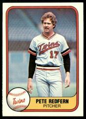 Pete Redfern #560 Baseball Cards 1981 Fleer Prices