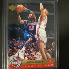 Terrell Brandon Basketball Cards 1992 Upper Deck All-Rookies Prices