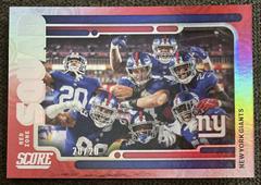 New York Giants [Red Zone] #S12 Football Cards 2022 Panini Score Squad Prices