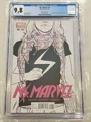 Ms. Marvel [Pichelli Sketch Cover] #1 (2014) Comic Books Ms. Marvel Prices