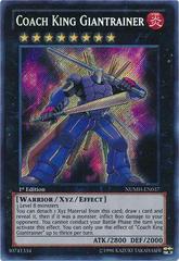 Coach King Giantrainer [1st Edition] NUMH-EN037 YuGiOh Number Hunters Prices
