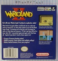 Box Back | Wario Land II GameBoy Color