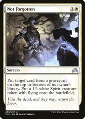 Not Forgotten [Foil] Magic Shadows Over Innistrad Prices