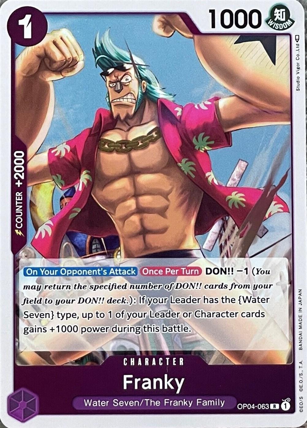 Franky OP04-063 One Piece Kingdoms of Intrigue