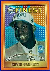 Kevin Garnett #115 Basketball Cards 1995 Finest Prices