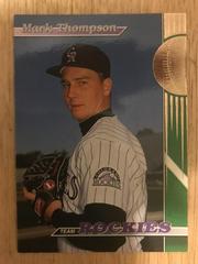 Mark Thompson #20 Baseball Cards 1993 Stadium Club Rockies Prices