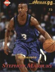 Stephon Marbury 2 | Tyronn Lue / Stephon Marbury Basketball Cards 1998 Collectors Edge Impulse