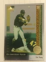 Eric Young #29 of 60 Baseball Cards 1998 Upper Deck 10th Anniversary Preview Prices