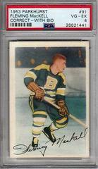 Fleming MacKell [Correct With Bio] Hockey Cards 1953 Parkhurst Prices