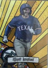 Wyatt Langford [Gold] Baseball Cards 2023 Bowman Draft Glass Prices
