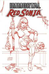 Immortal Red Sonja [Linsner Fiery Red Sketch] Comic Books Immortal Red Sonja Prices