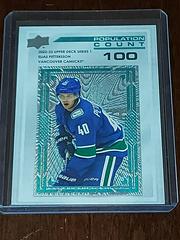 Elias Pettersson [100] Hockey Cards 2022 Upper Deck Population Count Prices