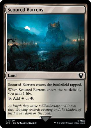 Scoured Barrens #329 Magic Lord of the Rings Commander