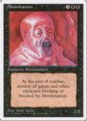 Abomination Magic 4th Edition Prices