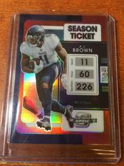 A. J. Brown [Red] #23 Football Cards 2021 Panini Contenders Optic Prices