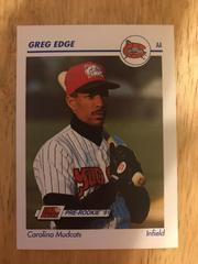 Greg Edge #106 Baseball Cards 1991 Impel Line Drive Pre Rookie AA Prices
