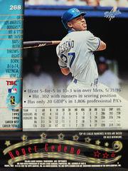 Rear | Roger Cedeno Baseball Cards 1997 Stadium Club