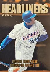 Tony Gwynn #7 Baseball Cards 1997 Fleer Headliners Prices