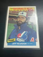 Jeff Reardon #26 Baseball Cards 1986 Fleer Baseball's Best Prices
