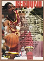 Back | Hakeem Olajuwon Basketball Cards 1994 Ultra Rebound Kings