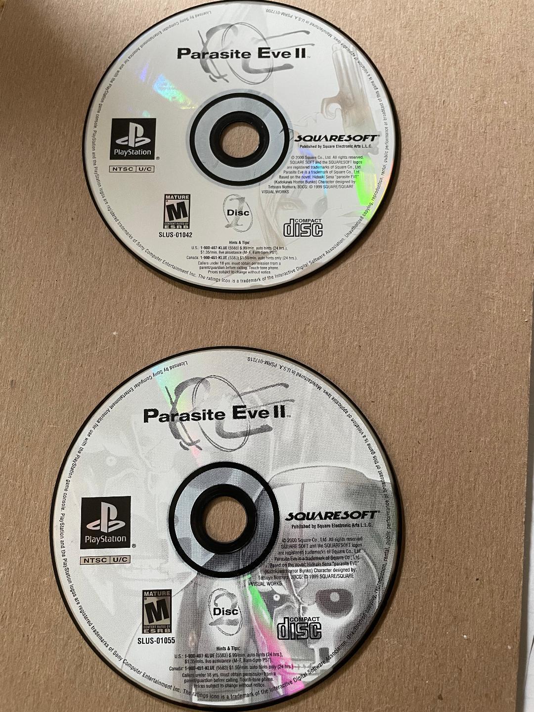 Parasite Eve II (Sony PlayStation 1, 2000) for sale online