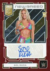 Sol Ruca [Red] #3 Wrestling Cards 2023 Donruss Elite WWE New Breed Autograph Prices