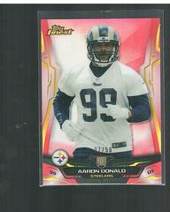 Aaron Donald [Pink Refractor] Football Cards 2014 Topps Finest Prices