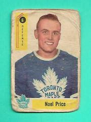 Noel Price #6 Hockey Cards 1958 Parkhurst Prices